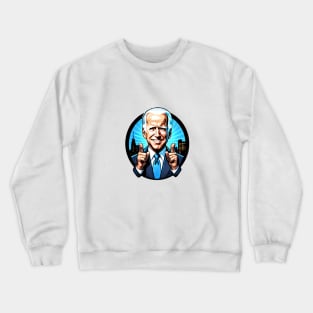 President Joe Biden Finger Pistols Crewneck Sweatshirt